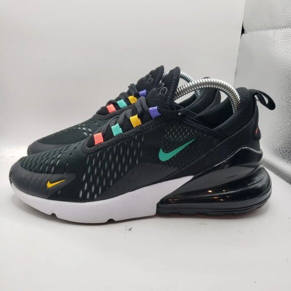 Nike Shoes - Nike Air Max 270 Black White Multi Color - Running Shoes Wmns Sz 8.5 AH6789 023